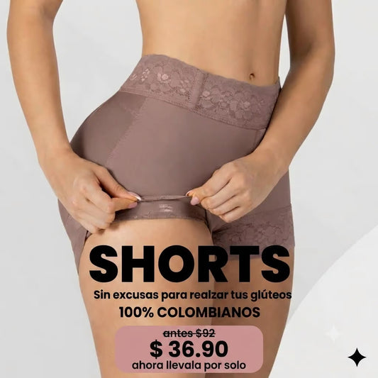 Faja Short Moldeadora Siempre Bella™ | Cintura definida y Cola levantada con Envio Gratis